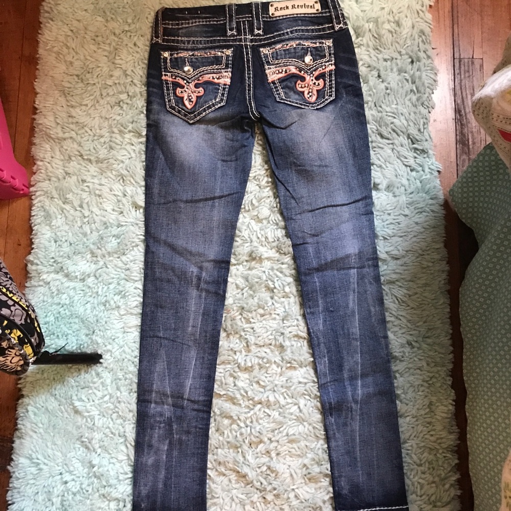 Rock Revival Skinny Jeans 26L 👖💕